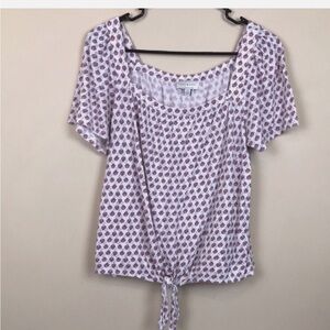 Lucky Brand floral print cotton shirt